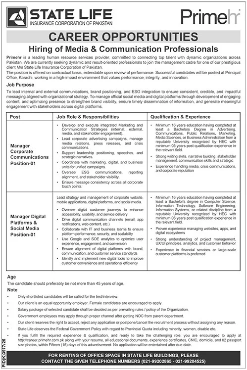 State Life Insurance Jobs Best Management 