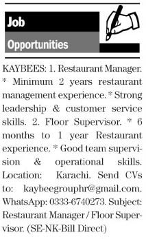 Restaurant Jobs Latest Hotel Vacancies 2026