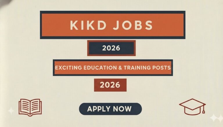 KIKD Jobs 2026 Exciting Education & Training Posts