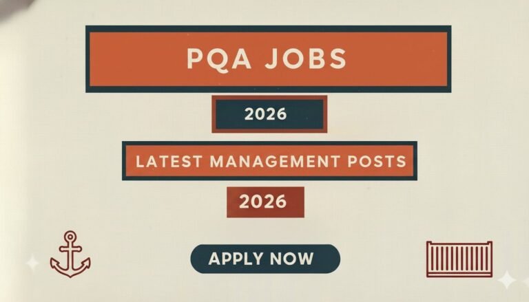 PQA Jobs 2026 Latest Management Posts