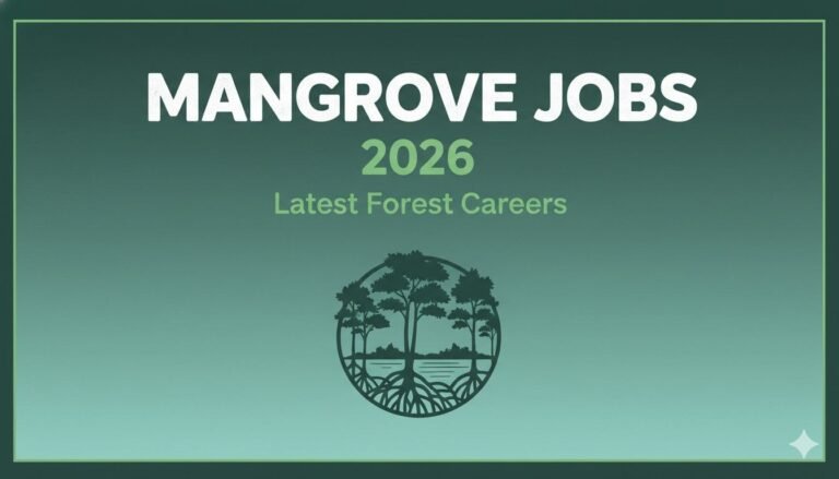 Mangrove Jobs 2026 Latest Forest Careers