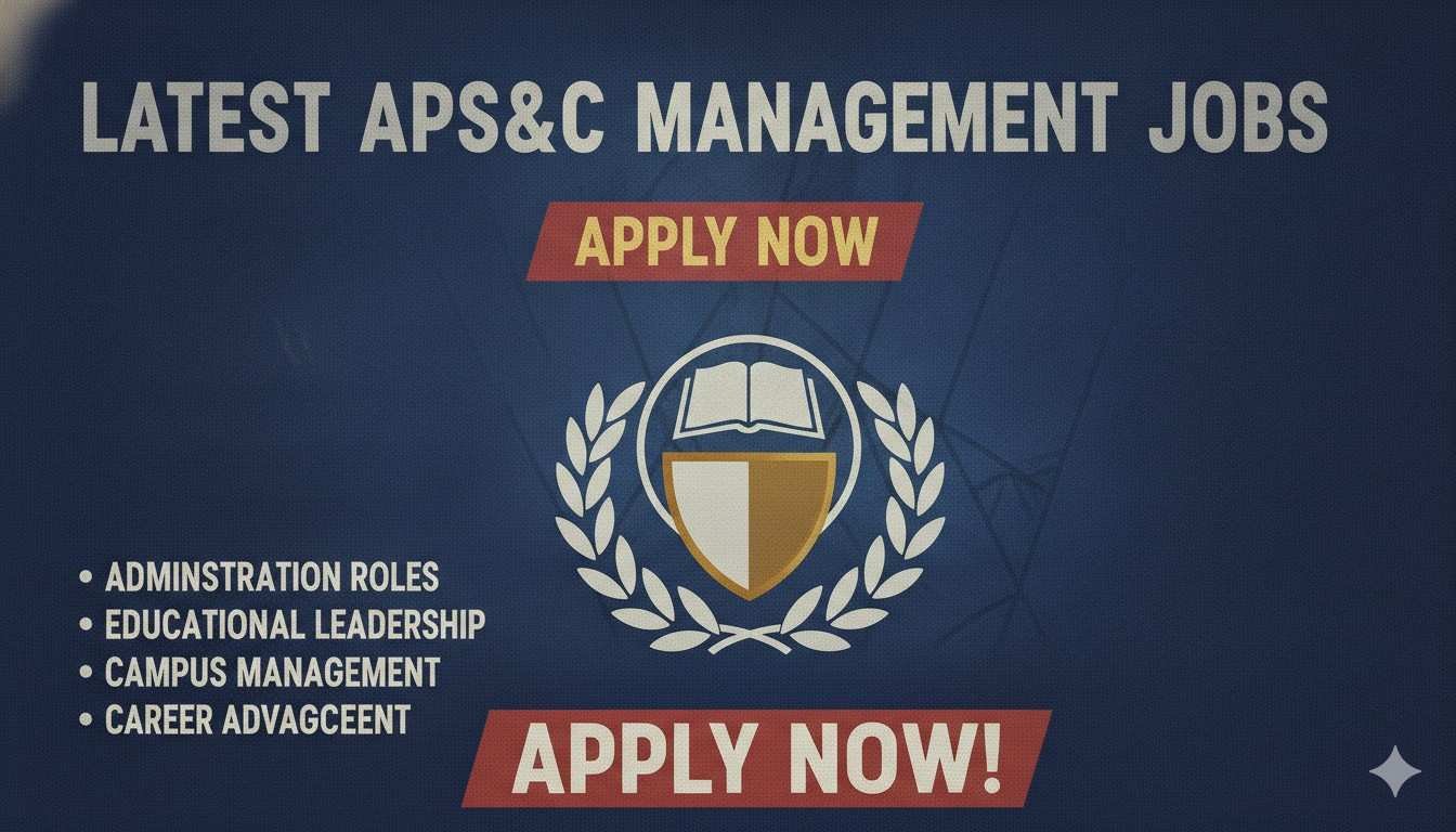 Latest APS&C Management Jobs Apply Now