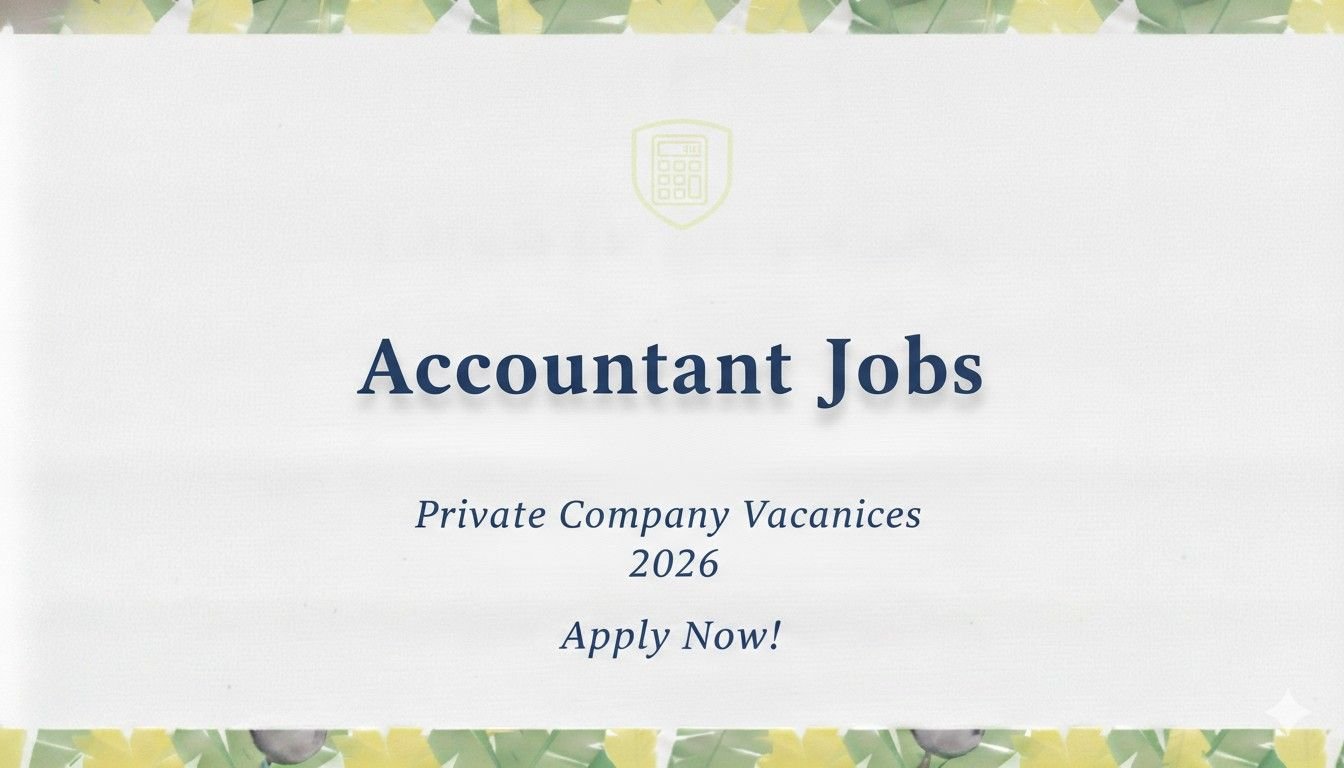 Accountant Jobs Private Company Vacancies 2026