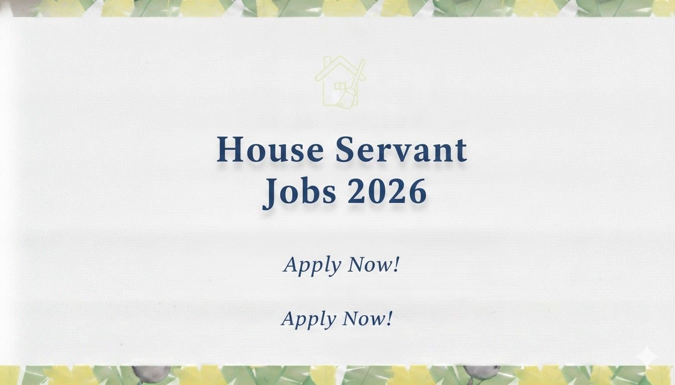 House Servant Jobs 2026 Apply Now