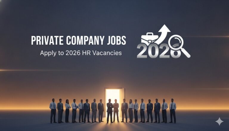 Private Company Jobs Apply to 2026 HR Vacancies