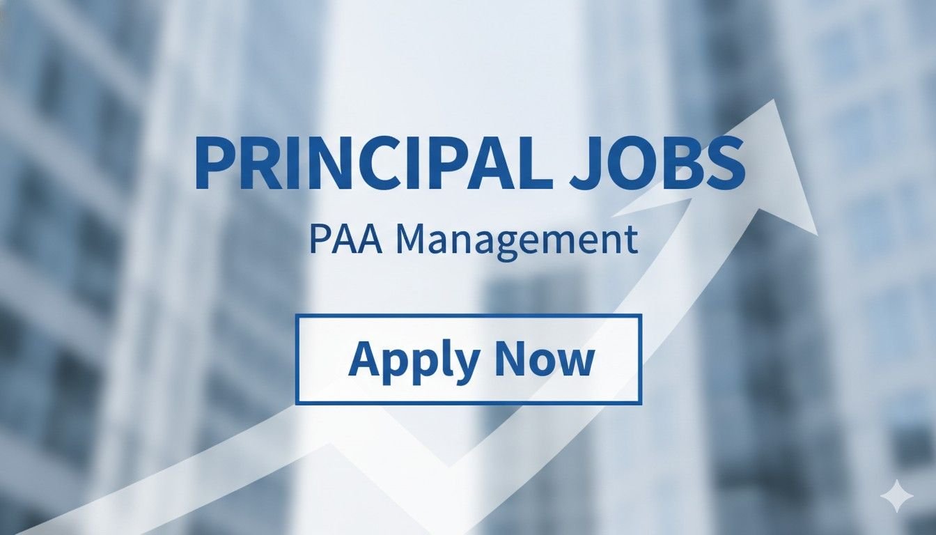 Principal Jobs Apply for PAA Management Apply now