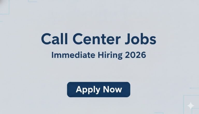 Call Center Jobs Immediate Hiring 2026 apply now