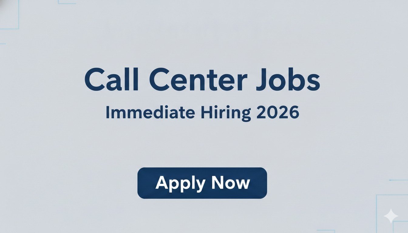 Call Center Jobs Immediate Hiring 2026 apply now