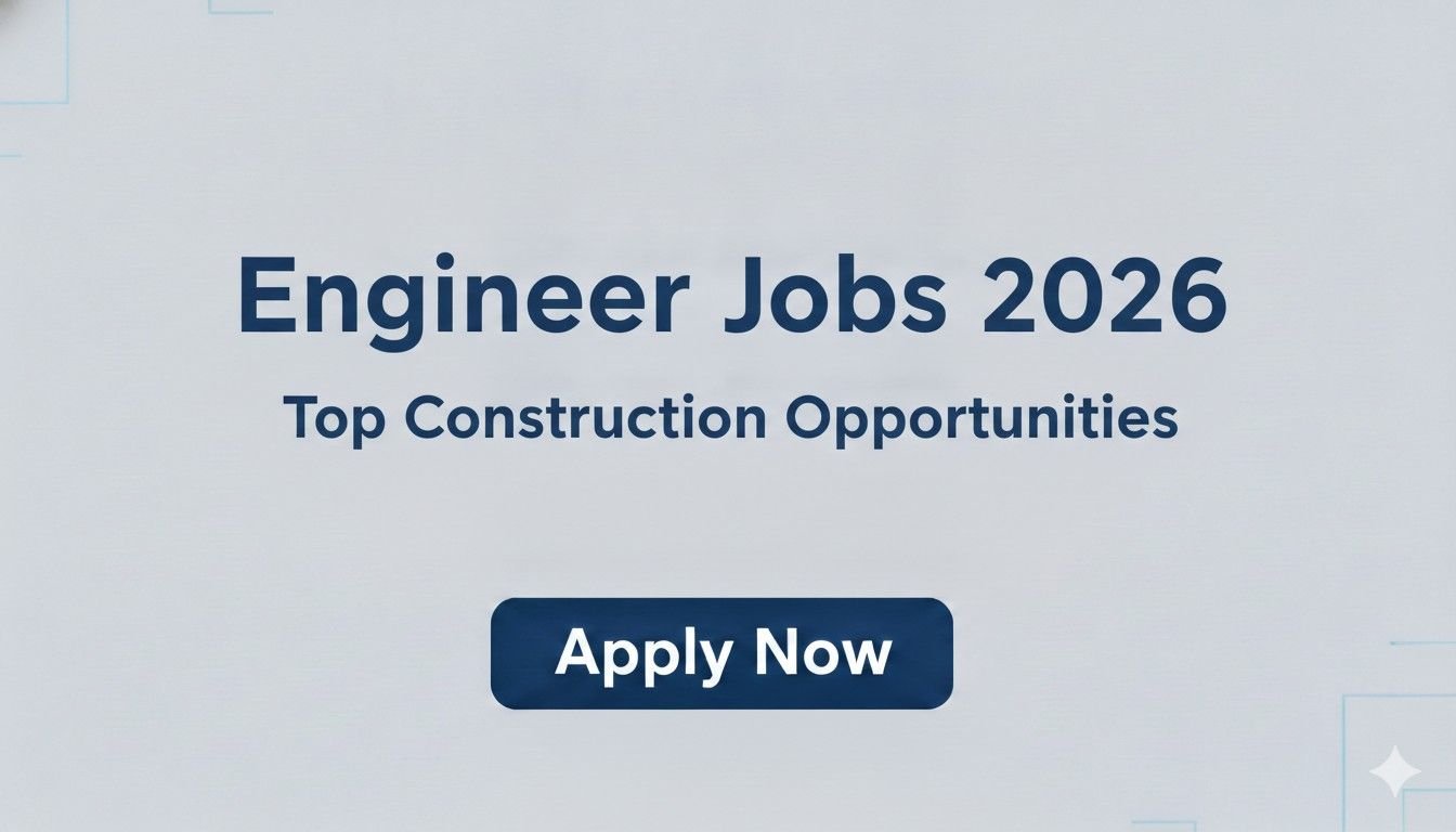 Engineer Jobs 2026 Top Construction Opportunities
