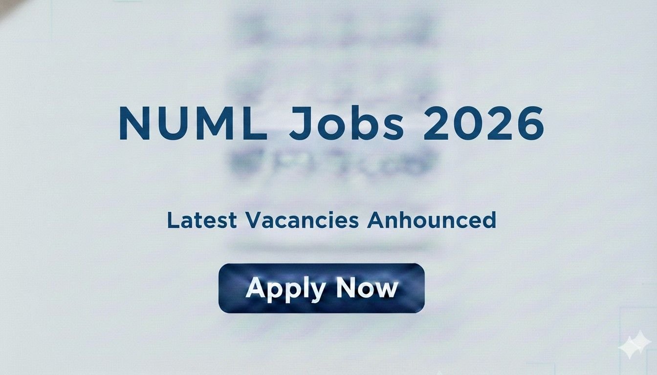 NUML Jobs 2026 Latest Vacancies Announced