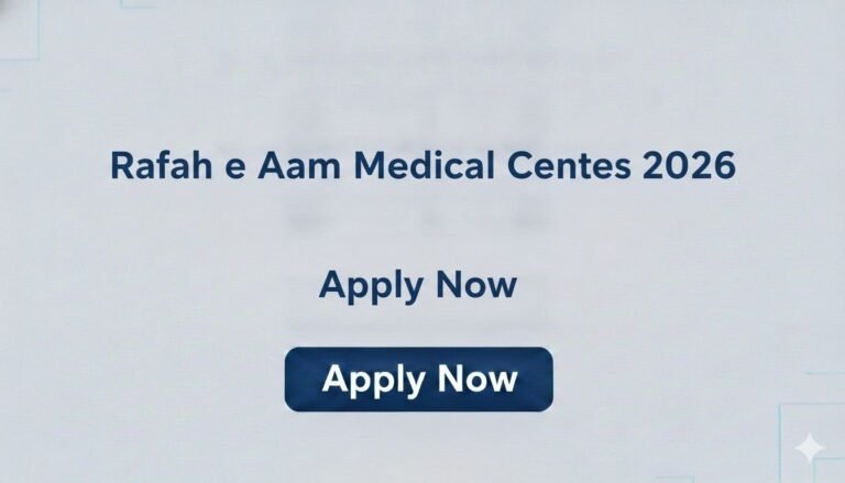 Rafah e Aam Medical Center Jobs 2026 Apply Now