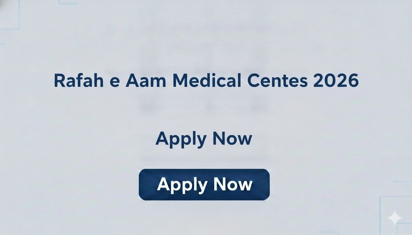 Rafah e Aam Medical Center Jobs 2026 Apply Now