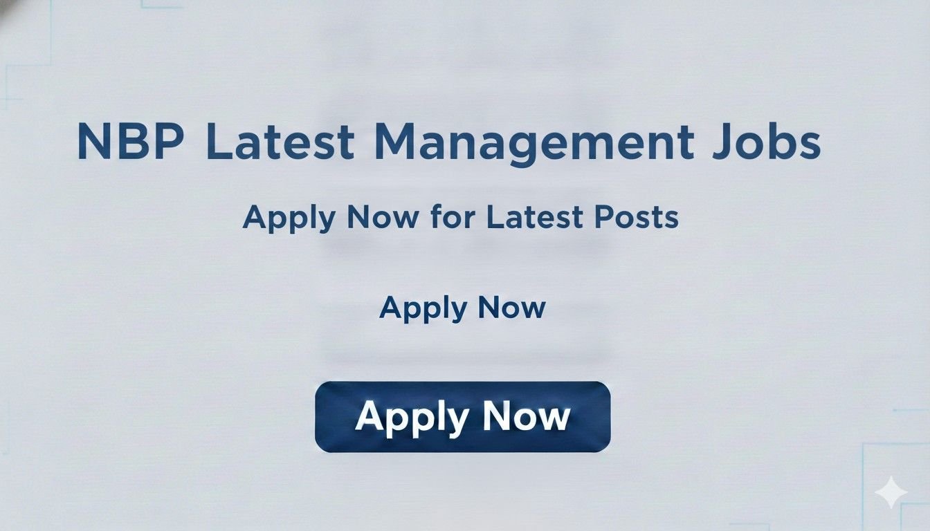 NBP Management Jobs Apply Now for Latest Posts