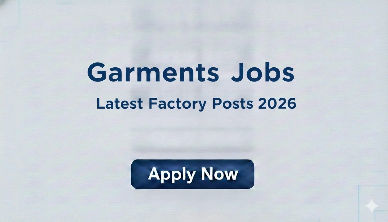 Garments Jobs Latest Factory Posts 2026