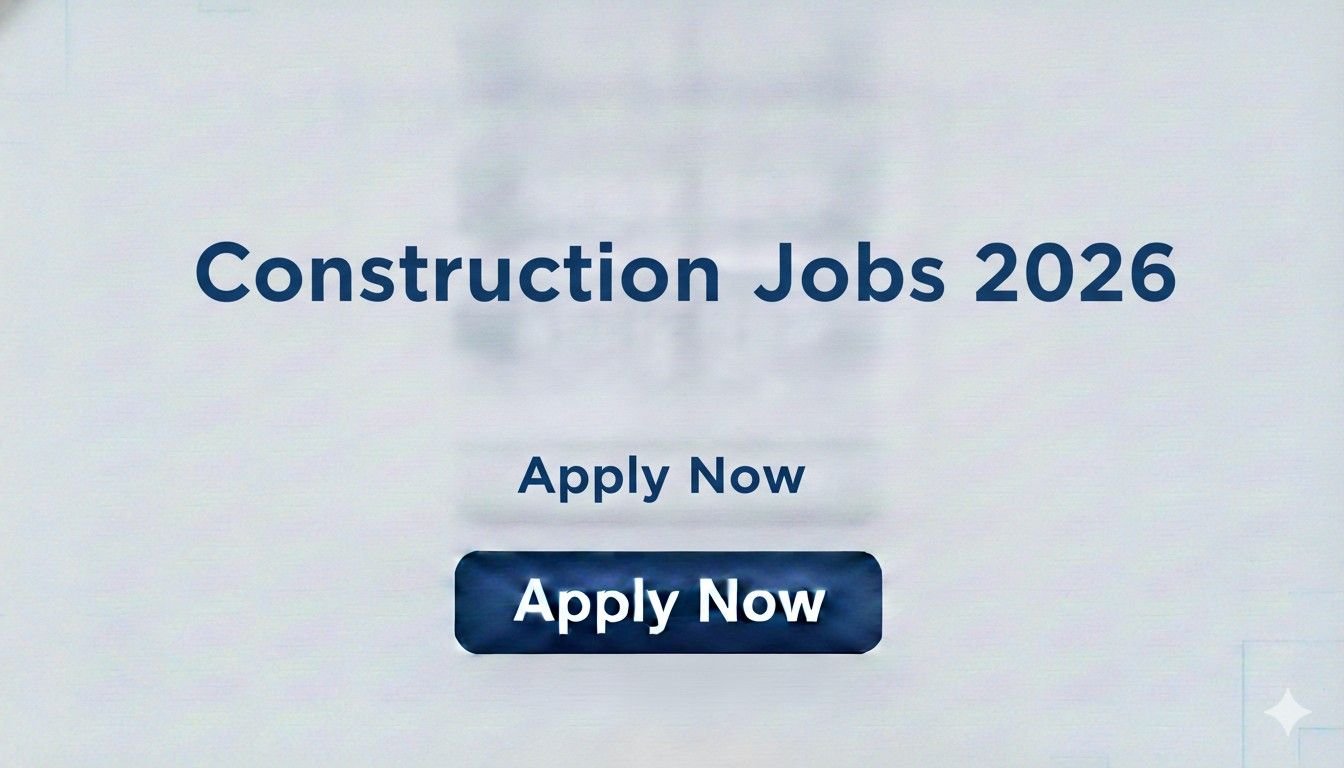 Construction Jobs 2026 Apply Now