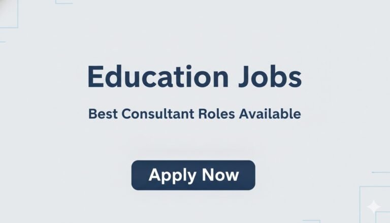 Education Jobs Best Consultant Roles Available