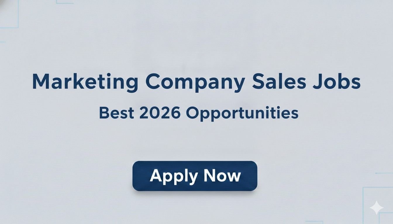 Marketing Company Sales Jobs Best 2026 Opportunities