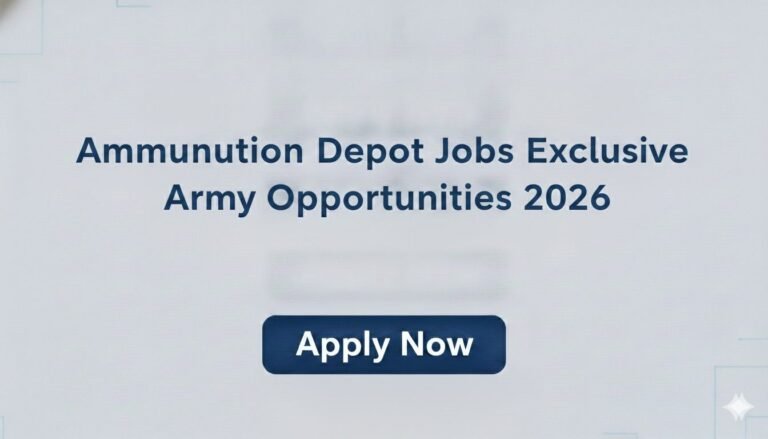 Ammunition Depot Jobs Exclusive Army Opportunities 2026