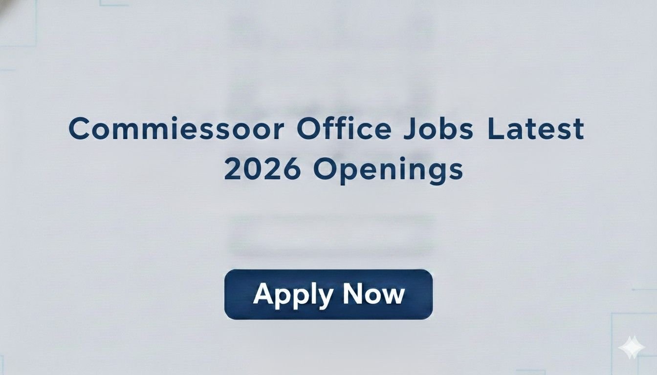 Commissioner Office Jobs Latest 2026 Openings