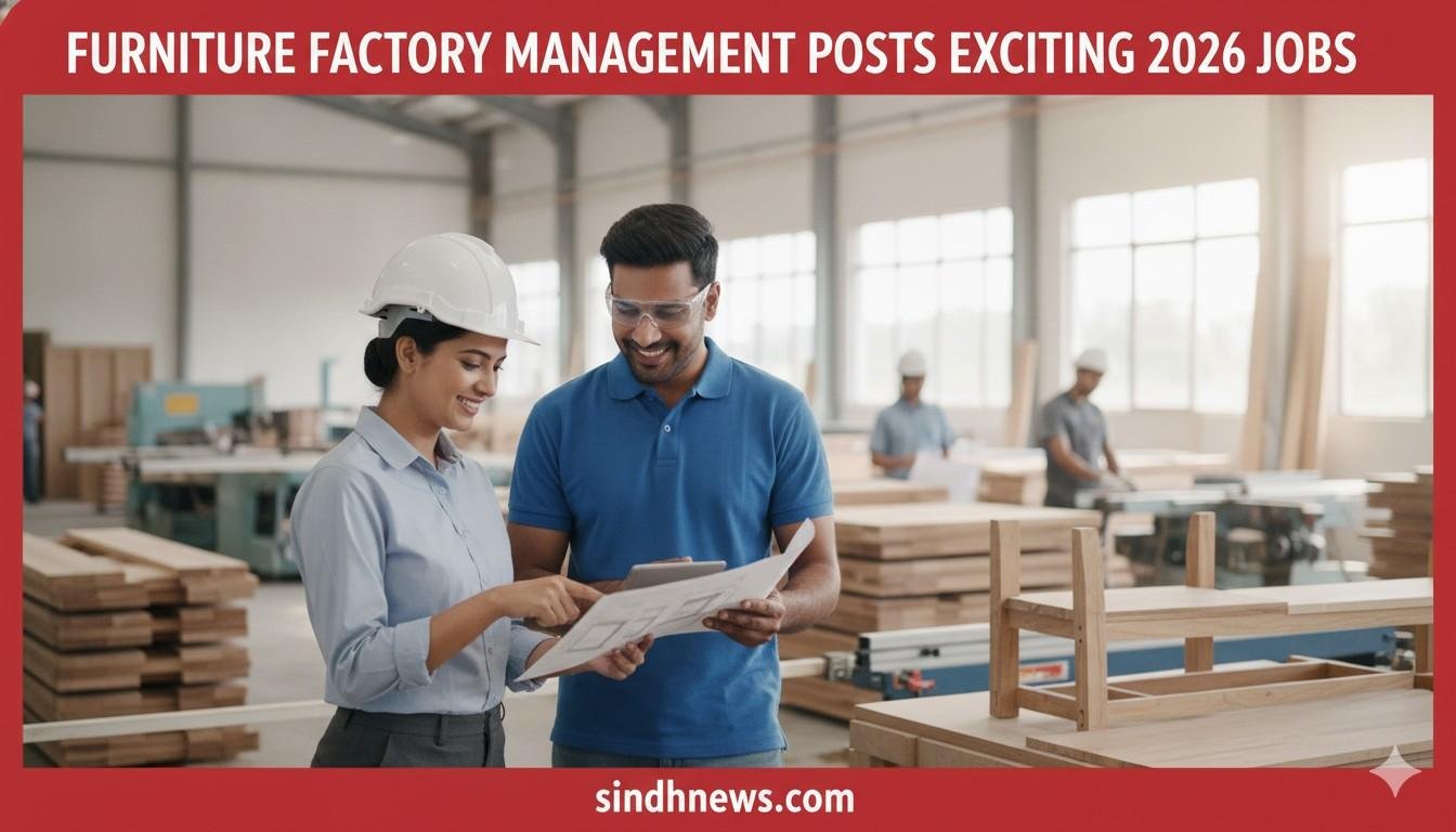 Furniture Factory Management Posts Exciting 2026 Jobs