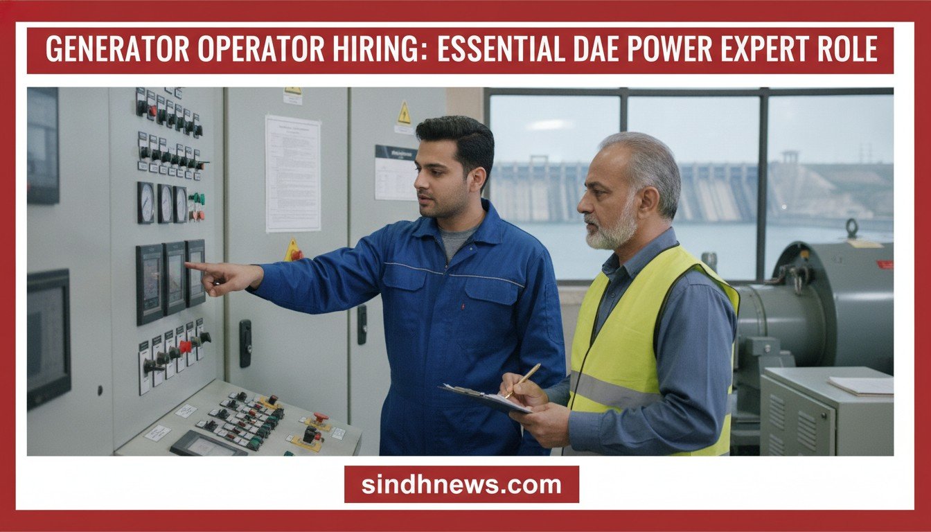 Generator Operator Hiring: Essential DAE Power Expert Role