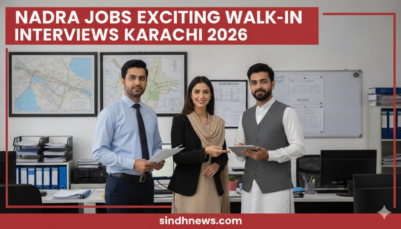 NADRA Jobs Exciting Walk-In Interviews Karachi 2026