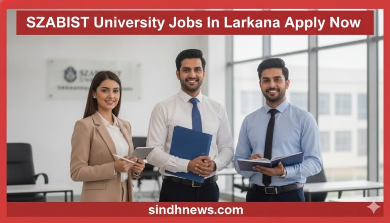 SZABIST University Jobs In Larkana Apply Now