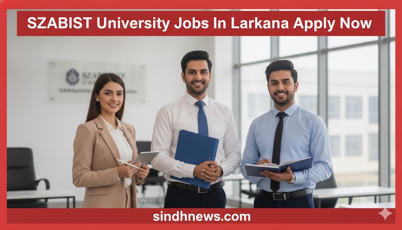 SZABIST University Jobs In Larkana Apply Now