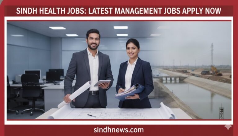 Sindh Health Jobs: Latest Management Jobs Apply Now