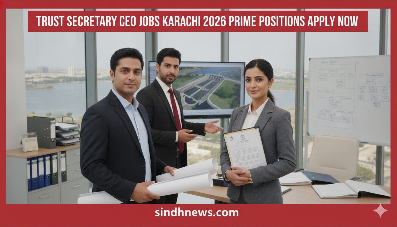 Trust Secretary CEO Jobs Karachi 2026 Prime Positions Apply Now