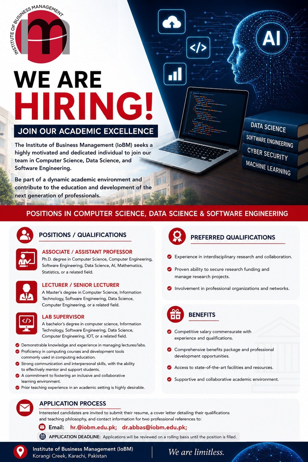Academic Jobs: Dynamic Tech & AI Teaching Jobs Apply Now